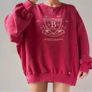 Urban Outfitters - Crest Varsity Graphic Crew Neck Sweatshirt